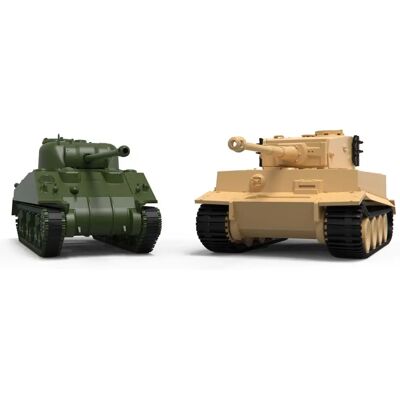 Airfix Tiger 1/Sherman Firefly 1:72 Scale Military Model Kit Airfix Tiger 1/Sherman Firefly 1:72 Scale Military Model Kit