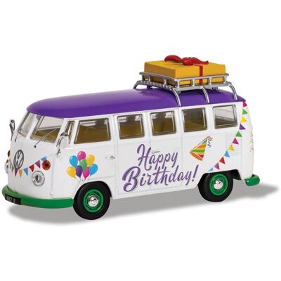 Corgi Volkswagen Campervan Happy Birthday - 1:43 - Die-Cast Model Corgi Volkswagen Campervan Happy Birthday - 1:43 - Die-Cast Model