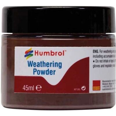 Humbrol Wetterungs-Pulver Dunkle Erde - 45ml - Wetterungsprodukt Humbrol Wetterungs-Pulver Dunkle Erde - 45ml - Wetterungsprodukt