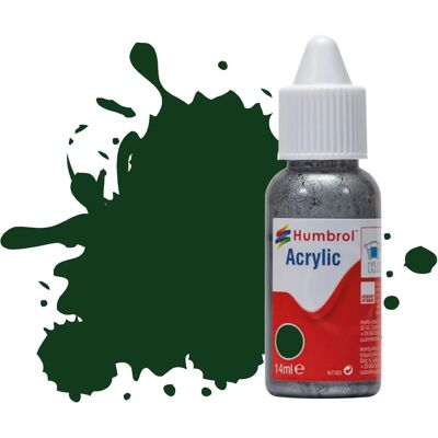 Humbrol Brunswick Green Gloss Acrylic Model Paint - No 3 Humbrol Brunswick Green Gloss Acrylic Model Paint - No 3