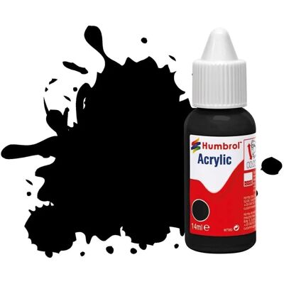 Peinture Humbrol No 33 Noir - Mat - 14ml Peinture Humbrol No 33 Noir - Mat - 14ml