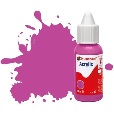 Humbrol HumbDB0058 Magenta - Matt Acrylic Model Paint - 14ml Humbrol HumbDB0058 Magenta - Matt Acrylic Model Paint - 14ml