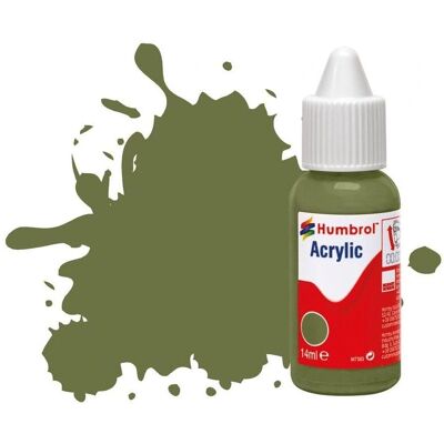 Peinture Humbrol No 80 Vert Herbe - Mat - Acrylique Peinture Humbrol No 80 Vert Herbe - Mat - Acrylique