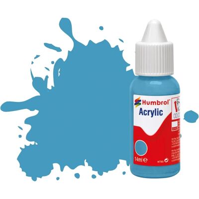 Peinture Humbrol Bleu Moyen - Mat - Acrylique pour Maquettes - No 89 Peinture Humbrol Bleu Moyen - Mat - Acrylique pour Maquettes - No 89