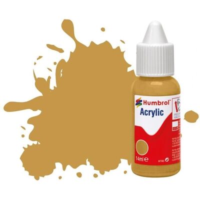 Humbrol - DB0093 - Desert Yellow - 14ml - Acrylic model paint Humbrol - DB0093 - Desert Yellow - 14ml - Acrylic model paint