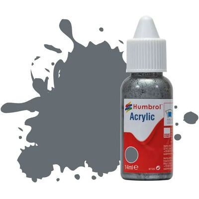 Peinture Humbrol No 123 Gris marin extra foncé Satin - 14ml Peinture Humbrol No 123 Gris marin extra foncé Satin - 14ml