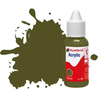 Peinture Acrylique Humbrol No 155 Olive Drab - Mat - 14ml Peinture Acrylique Humbrol No 155 Olive Drab - Mat - 14ml