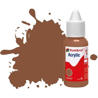 Humbrol Model No 186 Brown - Matt Acrylic Paint Humbrol Model No 186 Brown - Matt Acrylic Paint