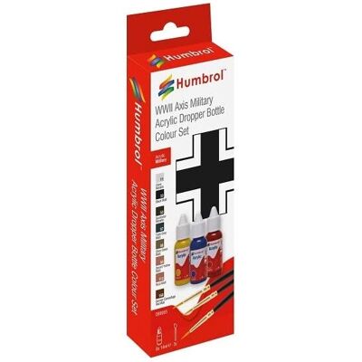Humbrol Brand Model Paint - WWII Axis Military Colours - Acrylic Model Paint Humbrol Brand Model Paint - WWII Axis Military Colours - Acrylic Model Paint