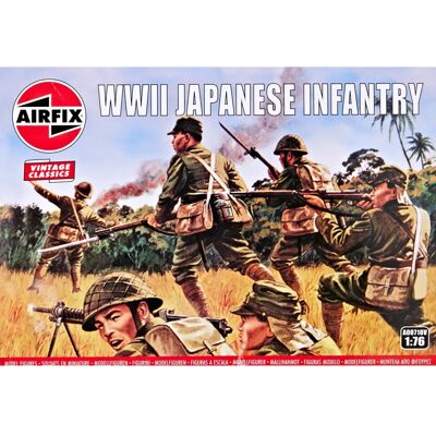 Airfix Japanische Infanterie Modellbausatz - Historische Figur 1:76 Airfix Japanische Infanterie Modellbausatz - Historische Figur 1:76