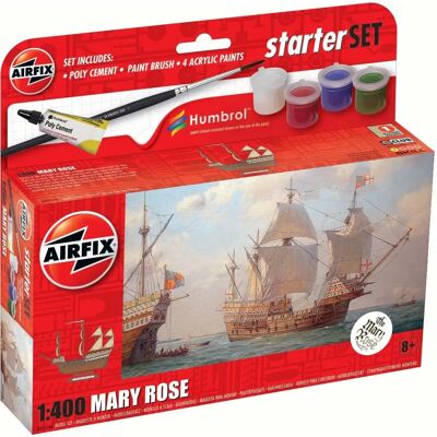 Zestaw modelarski Mary Rose 1:400 od Airfix - Łatwy montaż Zestaw modelarski Mary Rose 1:400 od Airfix - Łatwy montaż