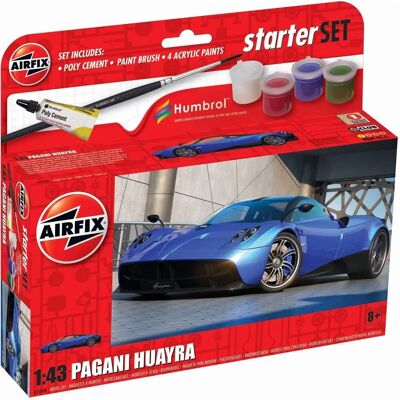 Airfix Pagani Huayra 1:43 Scale Model Kit - Blue Airfix Pagani Huayra 1:43 Scale Model Kit - Blue