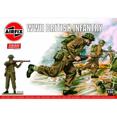 Airfix British Infantry WWII Figure - 1:32 Scale Airfix British Infantry WWII Figure - 1:32 Scale