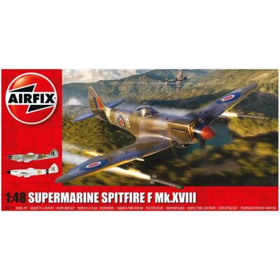 Airfix Supermarine Spitfire F Mk.XVIII Modellkit - 1:48 Skala Airfix Supermarine Spitfire F Mk.XVIII Modellkit - 1:48 Skala