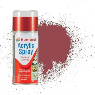 Humbrol Model No 73 Wine Red Oxide Spray - Acrylic, 150 ML Humbrol Model No 73 Wine Red Oxide Spray - Acrylic, 150 ML