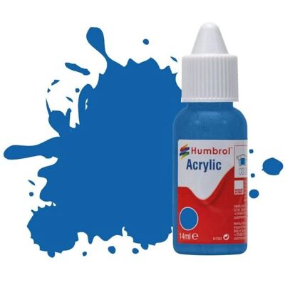 Peinture acrylique métallisée Humbrol No 52 Baltic Blue - Peinture pour maquettes - Publicité Peinture acrylique métallisée Humbrol No 52 Baltic Blue - Peinture pour maquettes - Publicité