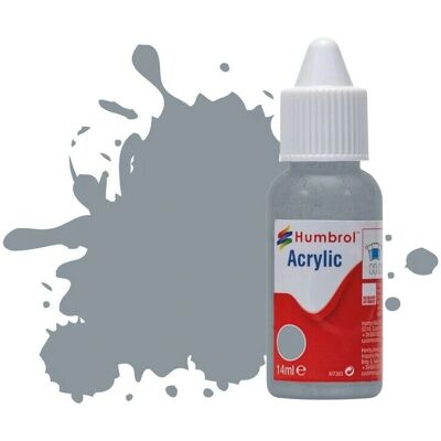 Humbrol N° 87 Gris Acier Mat - Peinture acrylique pour maquettes - Peinture Humbrol N° 87 Gris Acier Mat - Peinture acrylique pour maquettes - Peinture