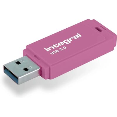 Integral 32GB USB3.0 Clé Neon Rose - Clé USB - Publicité Integral 32GB USB3.0 Clé Neon Rose - Clé USB - Publicité