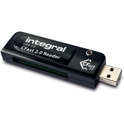 Leitor de Cartões USB 3.0 Integral CFast 2.0 - Transferência rápida Leitor de Cartões USB 3.0 Integral CFast 2.0 - Transferência rápida