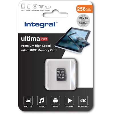 Integral ultimaPRO U3 V30 microSD - microSDXC 256GB Integral ultimaPRO U3 V30 microSD - microSDXC 256GB