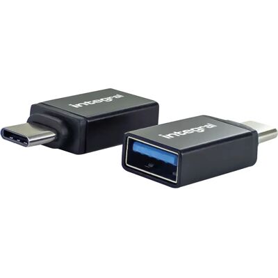 Integral USB-Adapter - USB Type-A auf USB Type-C - Schwarz Integral USB-Adapter - USB Type-A auf USB Type-C - Schwarz