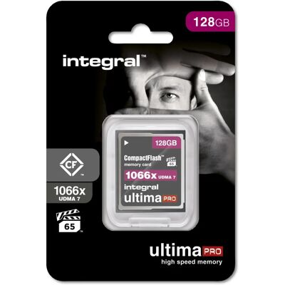 Integral 128GB UltimaPro CompactFlash - Schnelle Speicherkarte Integral 128GB UltimaPro CompactFlash - Schnelle Speicherkarte