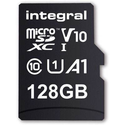 Carte MicroSDHC Haute Vitesse 128GB - Integral - Publicité Carte MicroSDHC Haute Vitesse 128GB - Integral - Publicité