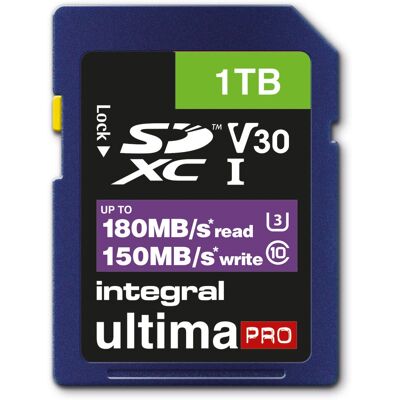 Carte Mémoire 1TB Integral UHS-I V30 - Carte mémoire - Publicité Carte Mémoire 1TB Integral UHS-I V30 - Carte mémoire - Publicité