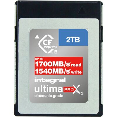 Carte mémoire Integral UltimaPro X2 2TB - Support 8K RAW - Publicité Carte mémoire Integral UltimaPro X2 2TB - Support 8K RAW - Publicité
