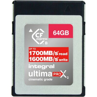 Integral 64GB Carte CFexpress Type B Cinématographique - Publicité Integral 64GB Carte CFexpress Type B Cinématographique - Publicité