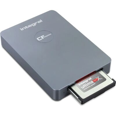 Integral Silber CFexpress Type B Kartenleser - USB 3.0 Integral Silber CFexpress Type B Kartenleser - USB 3.0