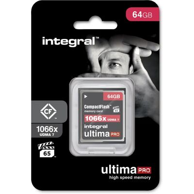 Integral INCF64G1066X Memory Card - UDMA-7 / 1066X - 64GB - Memory Card Integral INCF64G1066X Memory Card - UDMA-7 / 1066X - 64GB - Memory Card