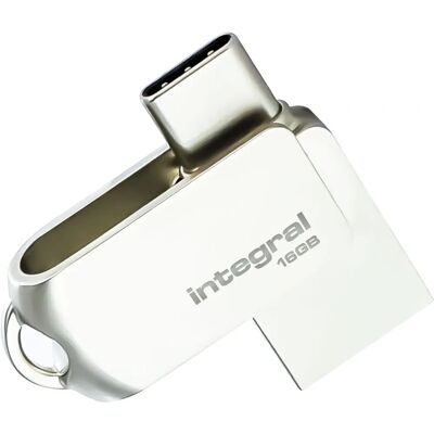 Clé USB Double 16GB Integral - Transfert Rapide - Publicité Clé USB Double 16GB Integral - Transfert Rapide - Publicité