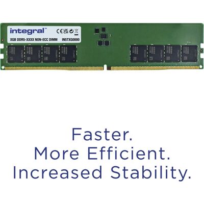 Integral 16GB DDR5 5600MHz Memory Module - Memory Type DDR5 Integral 16GB DDR5 5600MHz Memory Module - Memory Type DDR5
