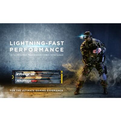Integral - INSSD1TM2280G4AP2X - PCIe 4.0 - SSD interne Integral - INSSD1TM2280G4AP2X - PCIe 4.0 - SSD interne