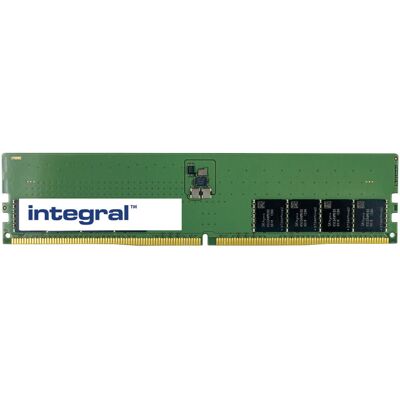 Integral 32GB DDR5 RAM Modul - 4800MHz - Ungedämmt - Speicherbaustein Integral 32GB DDR5 RAM Modul - 4800MHz - Ungedämmt - Speicherbaustein