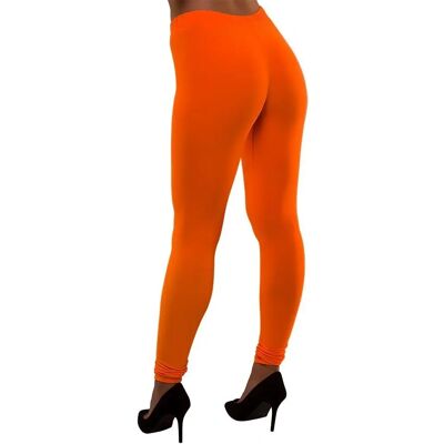 Wicked Neonoransje Leggings - 80-talls Kostyme Wicked Neonoransje Leggings - 80-talls Kostyme