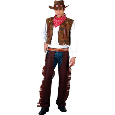 Wicked Steven M Brun Fringed Western Cowboy Kostyme - Kostyme Wicked Steven M Brun Fringed Western Cowboy Kostyme - Kostyme