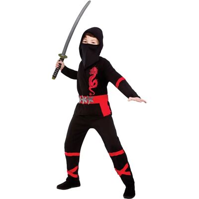 Wicked Power Ninja Kostyme - Gutter 116cm Wicked Power Ninja Kostyme - Gutter 116cm
