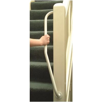 AKW - Newel 90 Degree Angled RH Grab Rail - 707mm AKW - Newel 90 Degree Angled RH Grab Rail - 707mm