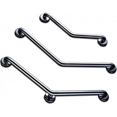 Self Confort Barre d'Appui Inox - Angle 135° 400x400mm - Barre d'Appui - Publicité Self Confort Barre d'Appui Inox - Angle 135° 400x400mm - Barre d'Appui - Publicité