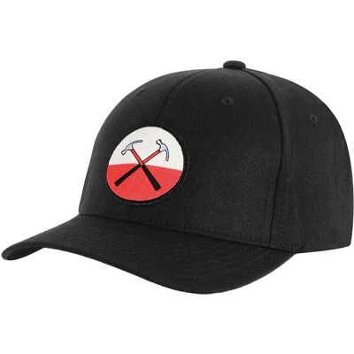 Zwarte Pink Floyd The Wall Hammers Logo Cap - Baseball Stijl Zwarte Pink Floyd The Wall Hammers Logo Cap - Baseball Stijl
