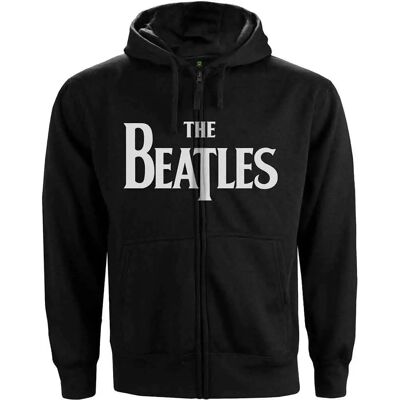 The Beatles Drop T Logo Fjädrad Huvtröja - Hoodie The Beatles Drop T Logo Fjädrad Huvtröja - Hoodie