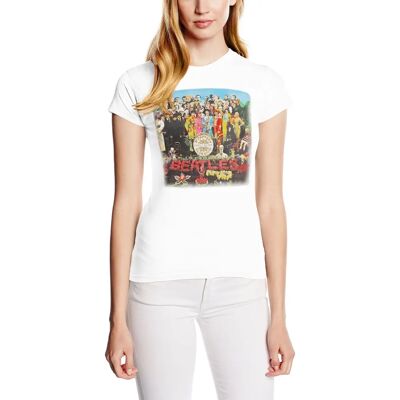 HeyRusty The Beatles Ladies Premium T-shirt - Rock Off Official HeyRusty The Beatles Ladies Premium T-shirt - Rock Off Official