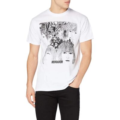 HeyRusty The Beatles Revolver Album Cover Vit Xx-large - T-shirt HeyRusty The Beatles Revolver Album Cover Vit Xx-large - T-shirt