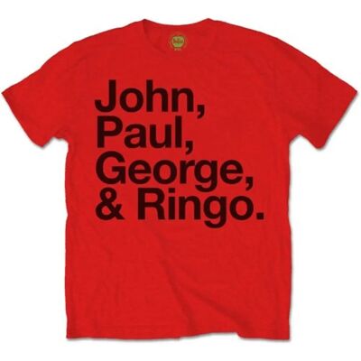 HeyRusty The Beatles XL Red T-shirt - T-shirt HeyRusty The Beatles XL Red T-shirt - T-shirt