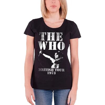 HeyRusty Dam T-shirt The Who - Brittisk Turné 1973 Svart HeyRusty Dam T-shirt The Who - Brittisk Turné 1973 Svart