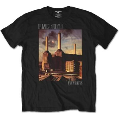 Pink Floyd Tiere Album T-Shirt - Schwarz - Groß Pink Floyd Tiere Album T-Shirt - Schwarz - Groß