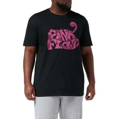 Pink Floyd Vortex-Logo Svart T-shirt - Rock Pink Floyd Vortex-Logo Svart T-shirt - Rock