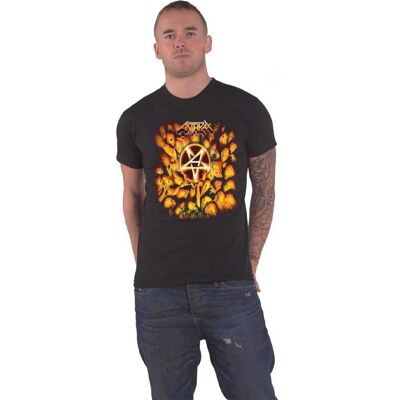 Anthrax Modell ANHTEE06MB - Svart T-shirt - Rock Off licens Anthrax Modell ANHTEE06MB - Svart T-shirt - Rock Off licens